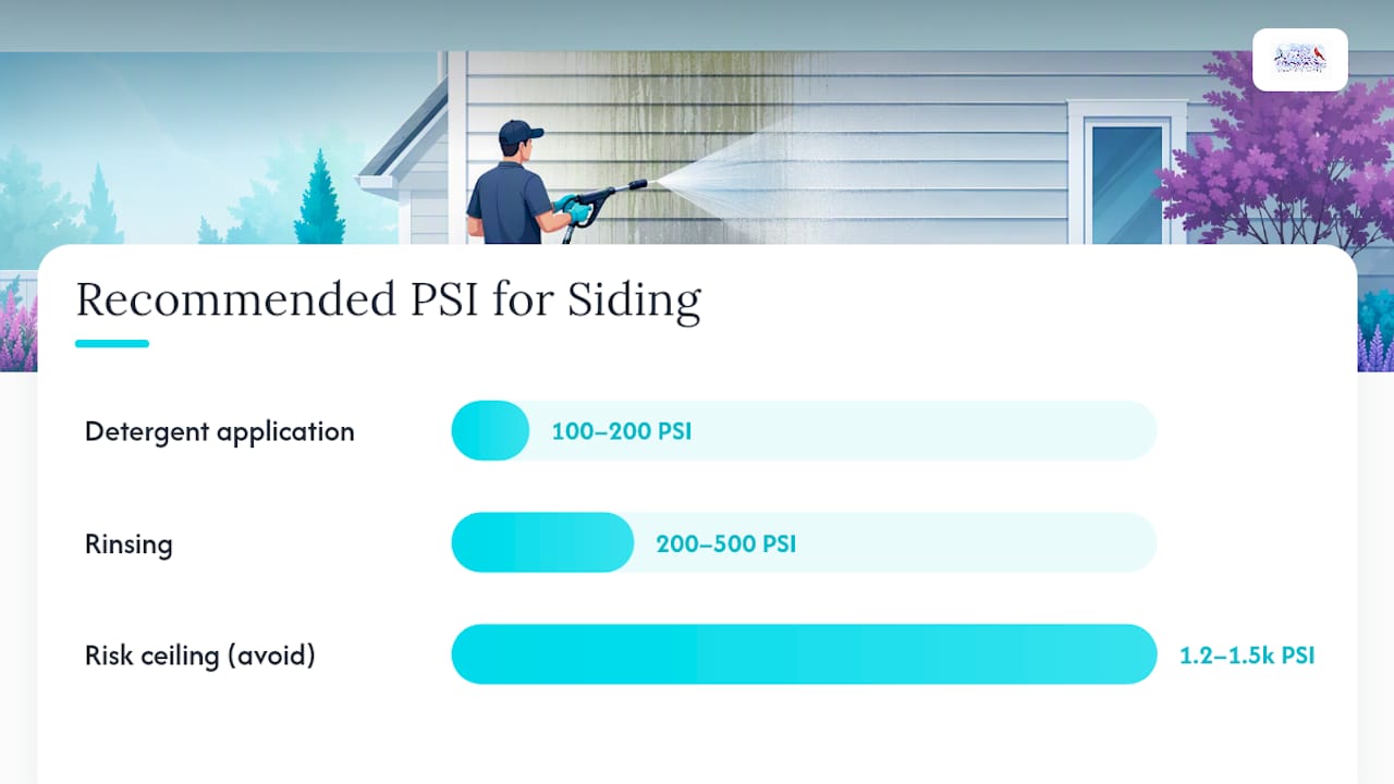 What Nozzle, PSI, and Detergent Should You Use on Siding? — overview diagram