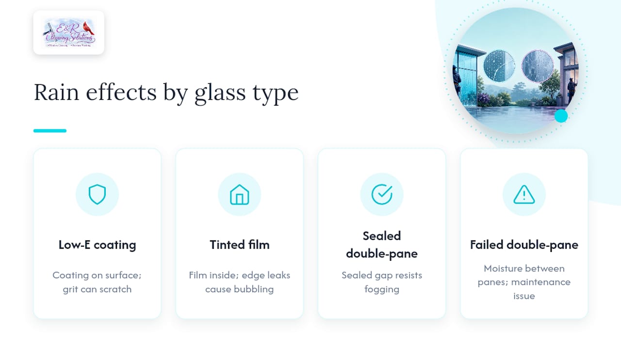 Comparison of glass types and moisture issues